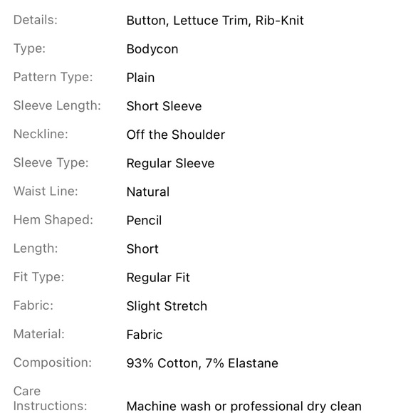 Ribbed Tshirt dress - Picture 5 of 5